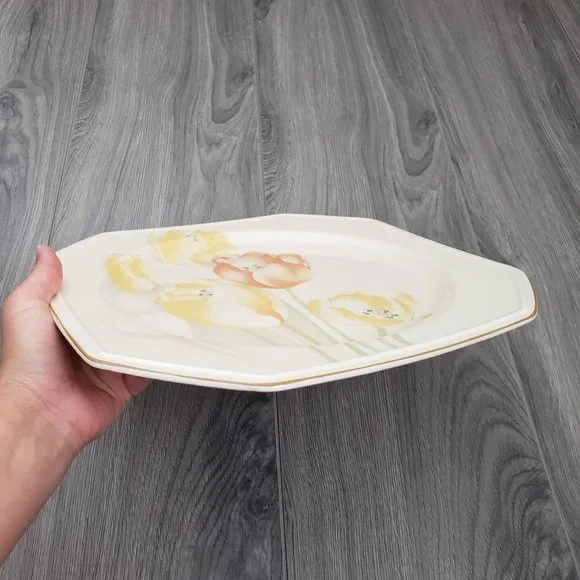 Mikasa Dutch Garden Dinner Plate Continental Ivory - Picture 5 of 8